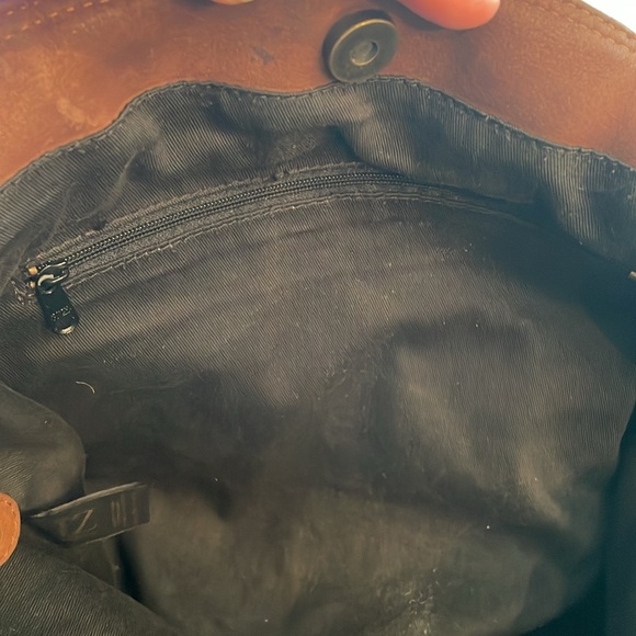 Brown Leather suede purse - Picture 7 of 9